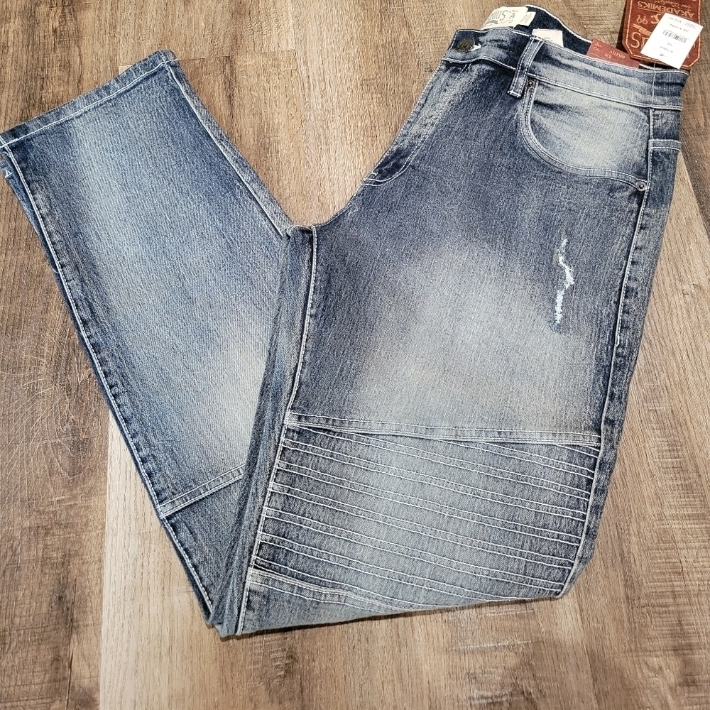 JEANIUS Men's Blue Jeans
